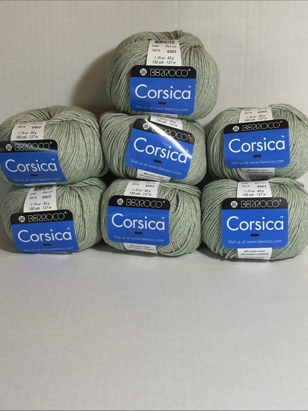 Corsica Lightweight Women's Sweater Yarn - Seafoam Green